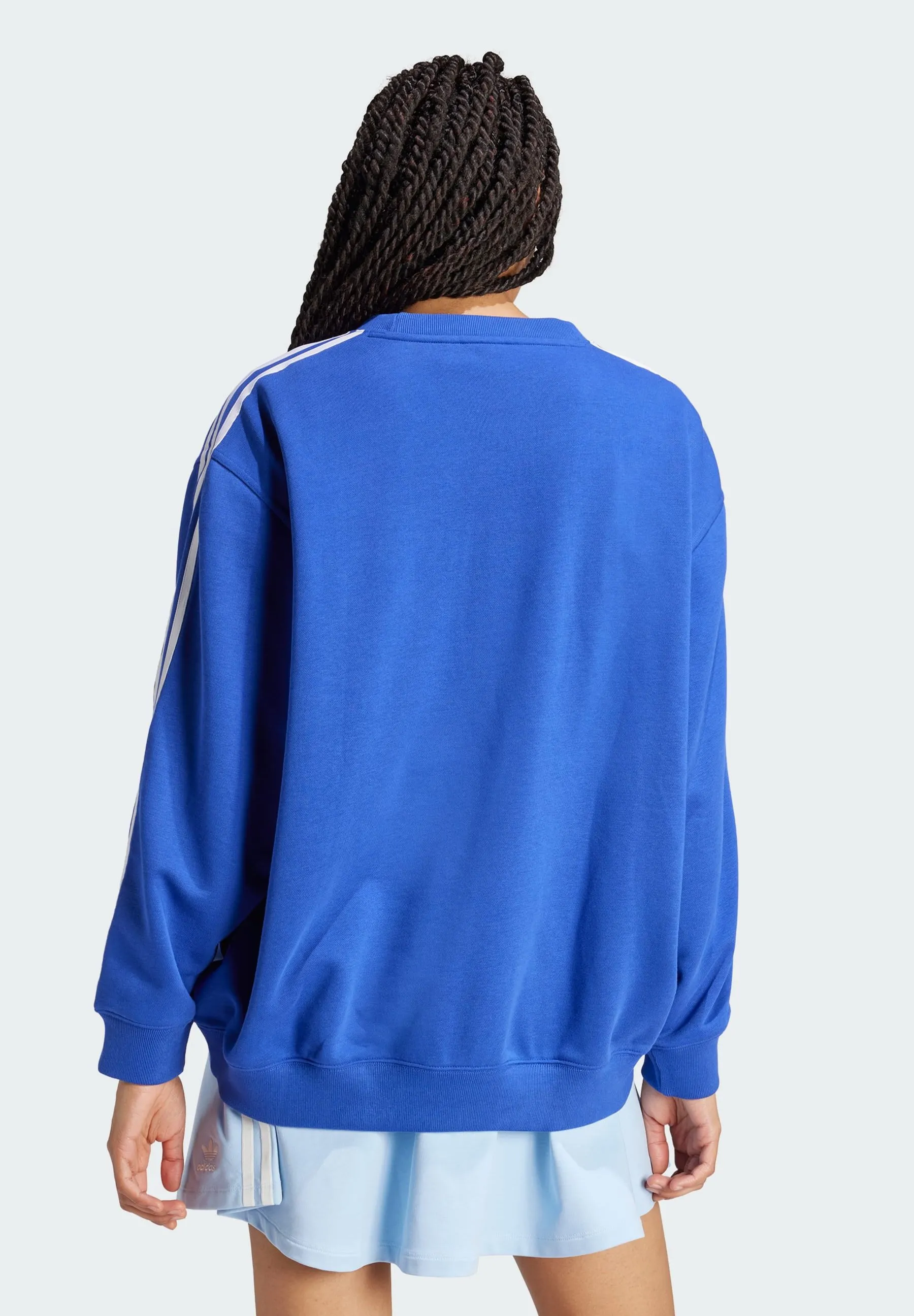 3-STRIPES OVERSIZED CREW - Felpa