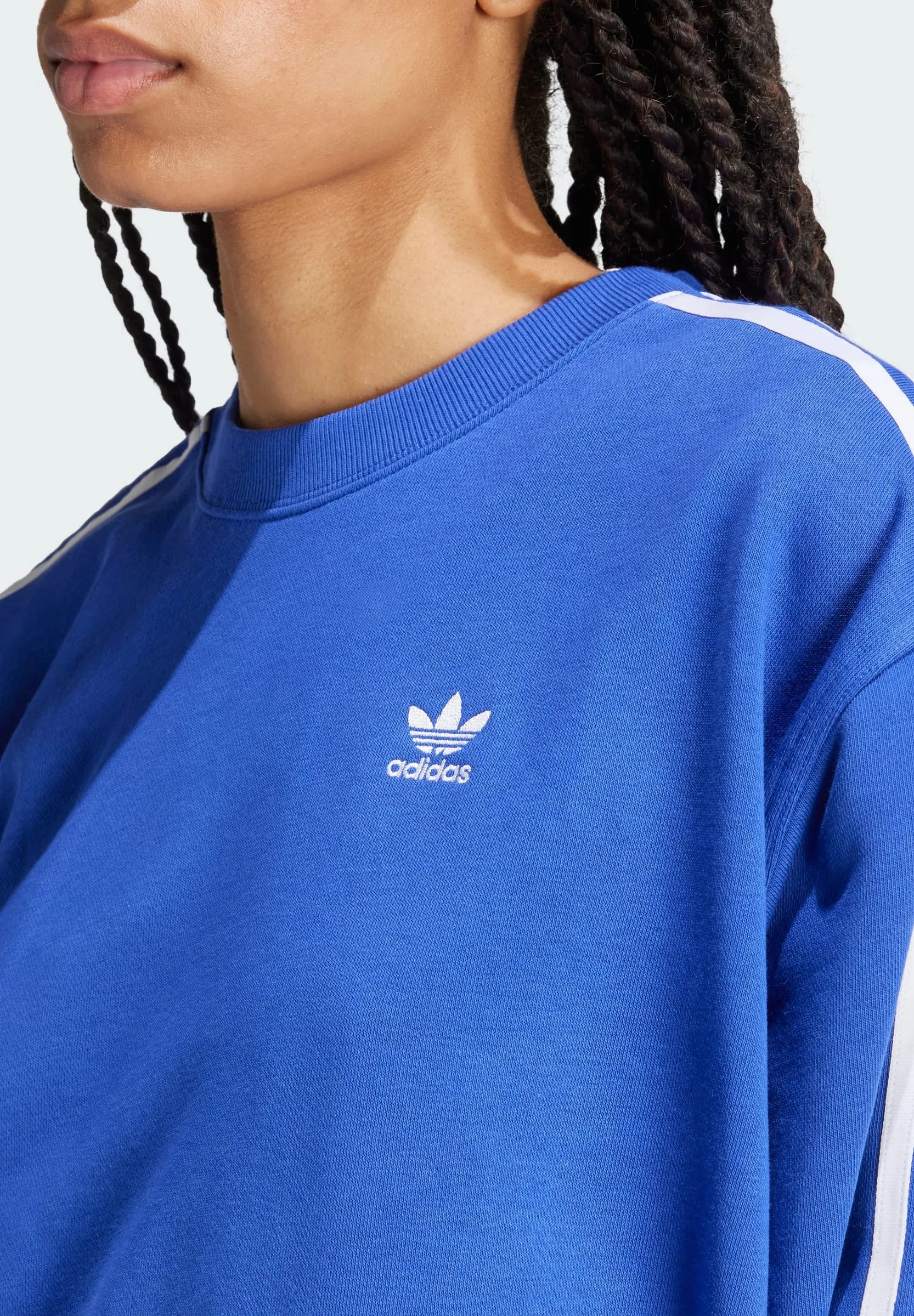 3-STRIPES OVERSIZED CREW - Felpa