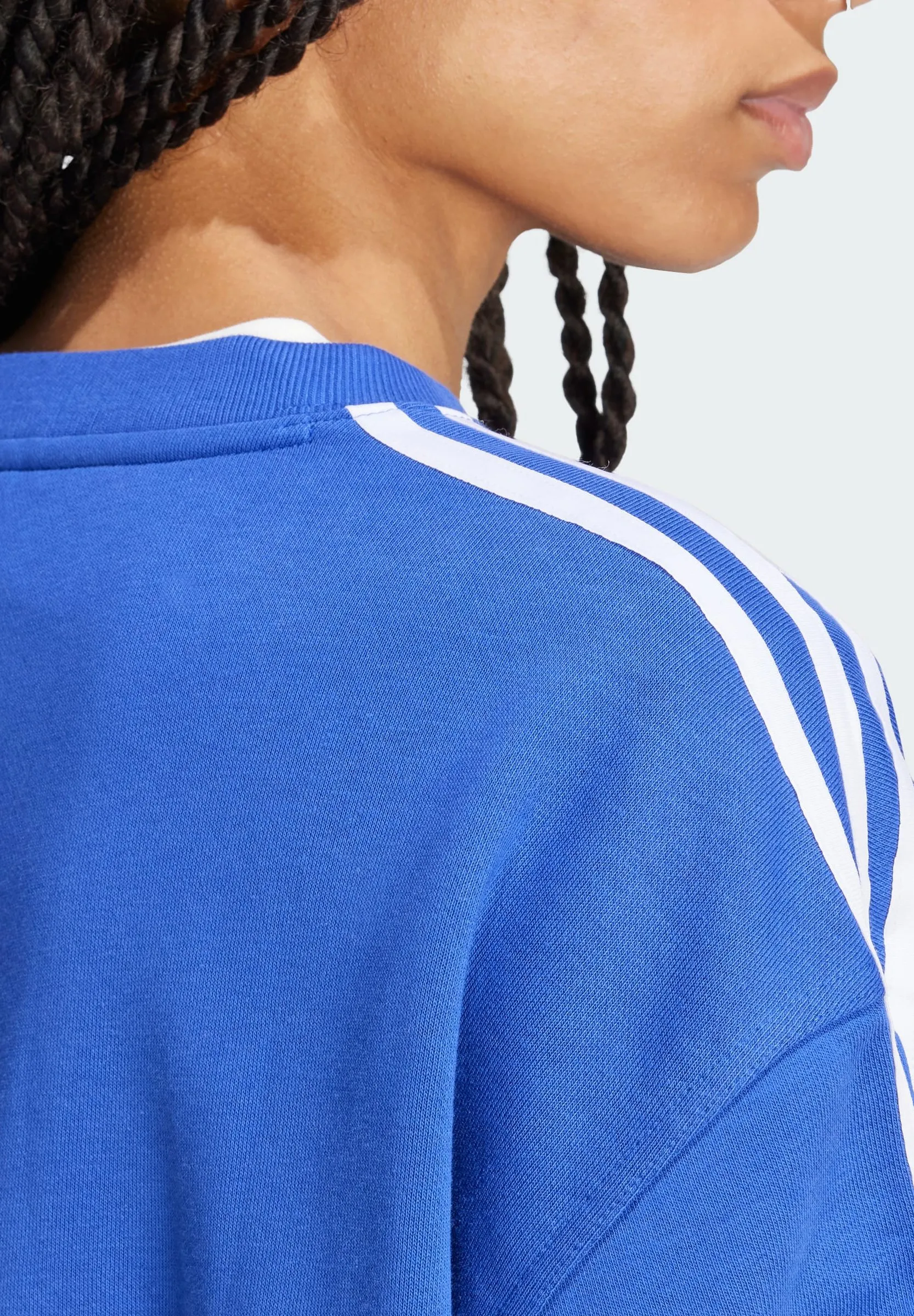 3-STRIPES OVERSIZED CREW - Felpa