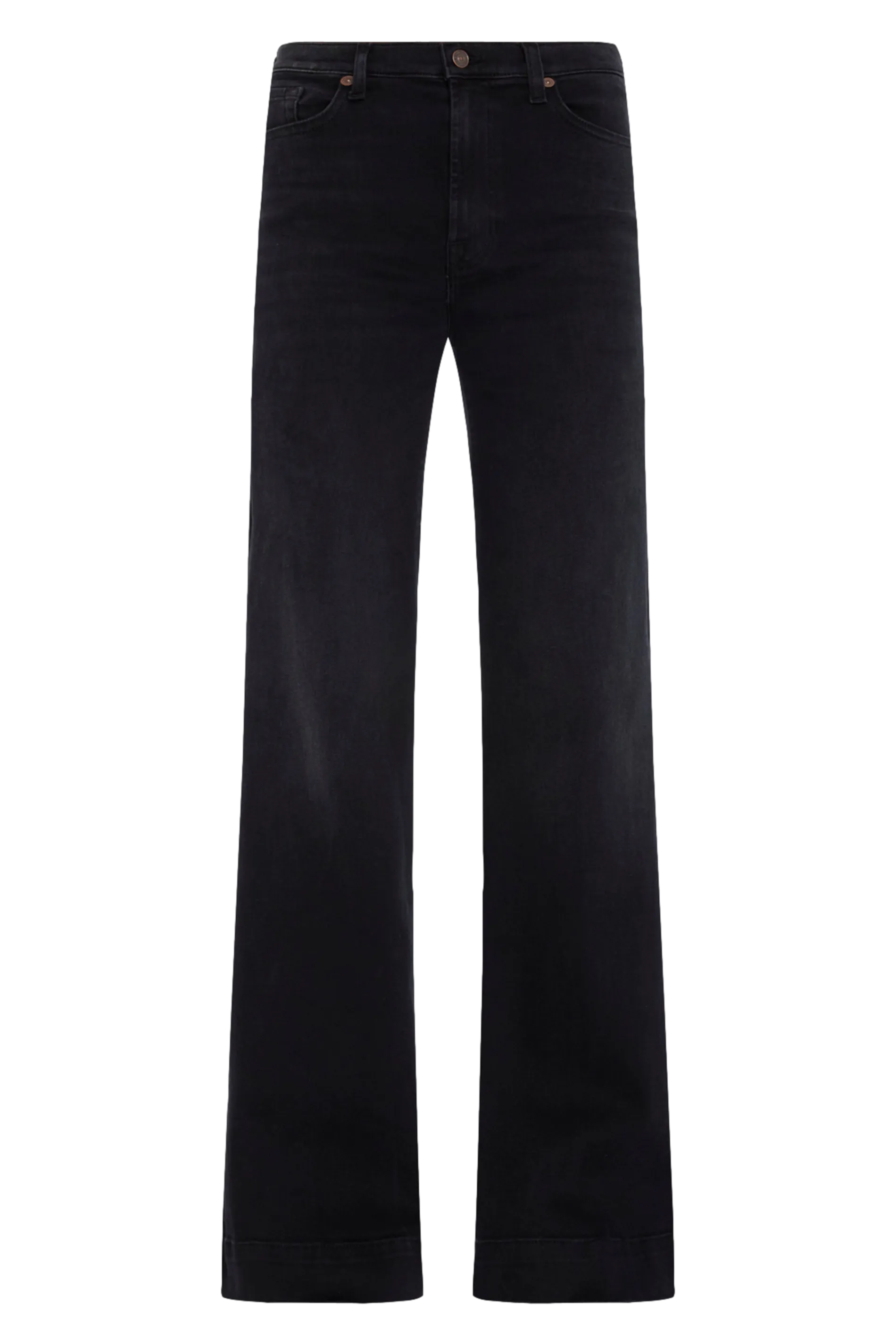  7 FOR ALL MANKIND   MODERN DOJO ENVY - Jeans flare in misto cotone | Nero