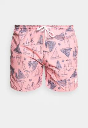 B T PATTERN - Shorts da mare