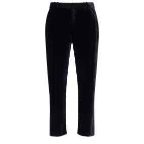 BALMAIN  Pantalone in velluto nero