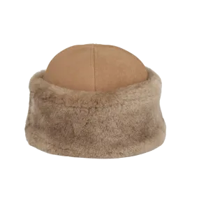  BECKSONDERGAARD   DORA - Cappello in pelle di pecora | Beige