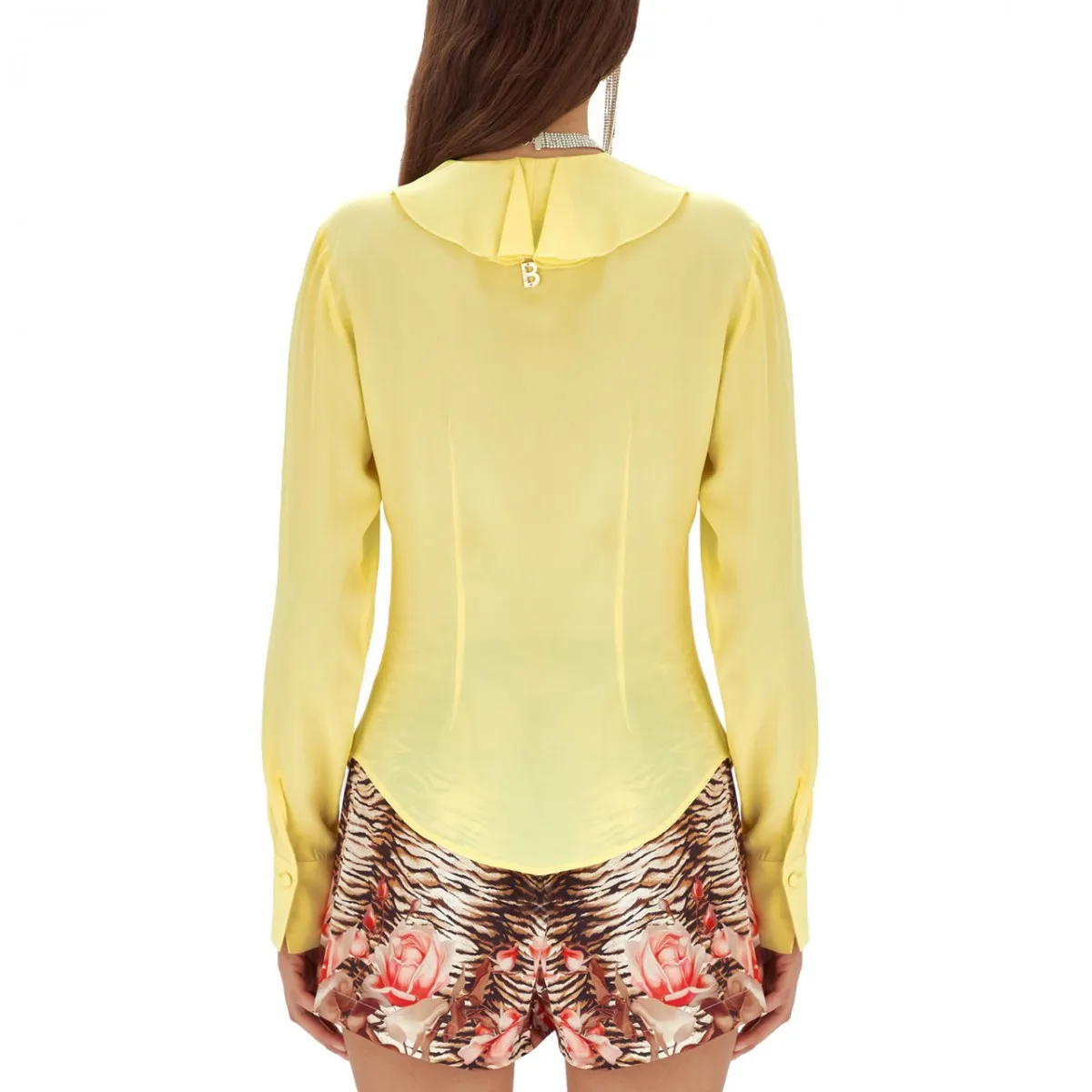 Blusa Con Ruches Yellow