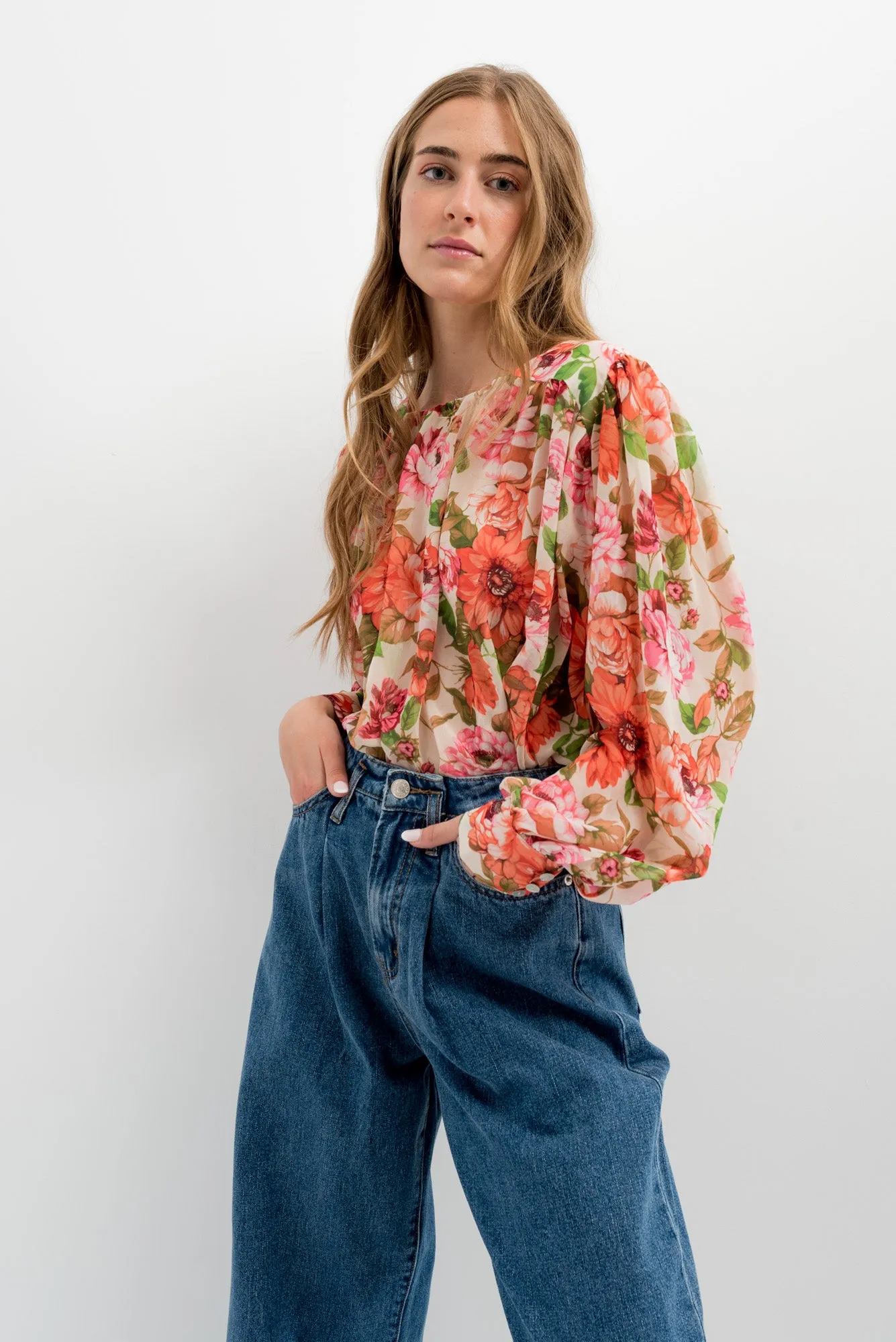 Blusa estampado floral