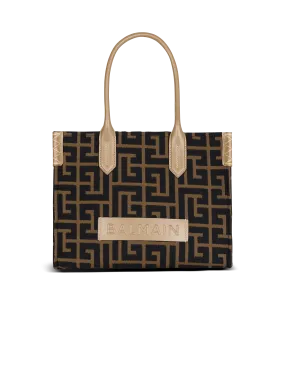 Borsa shopper B-Army 36 in jacquard con monogramma PB labirinto