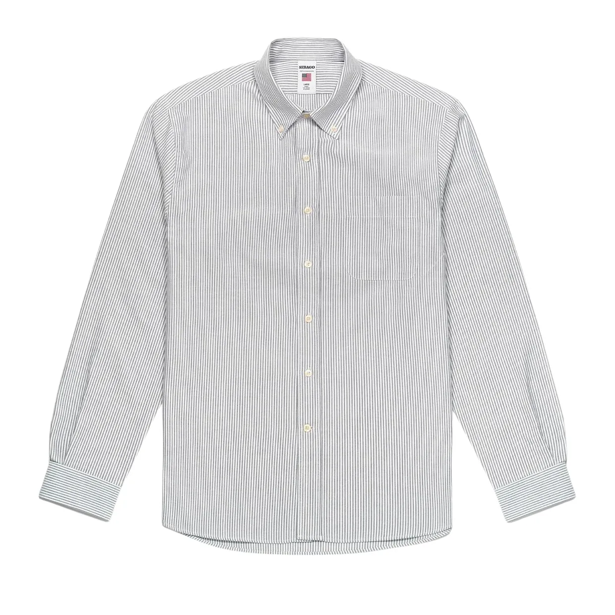 Camicia Uomo Sebago Doubling Bianco / Blu