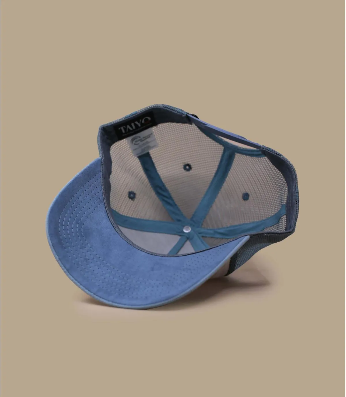 Cappello in rete scamosciataCappellini Hydrangea Trucker blue     