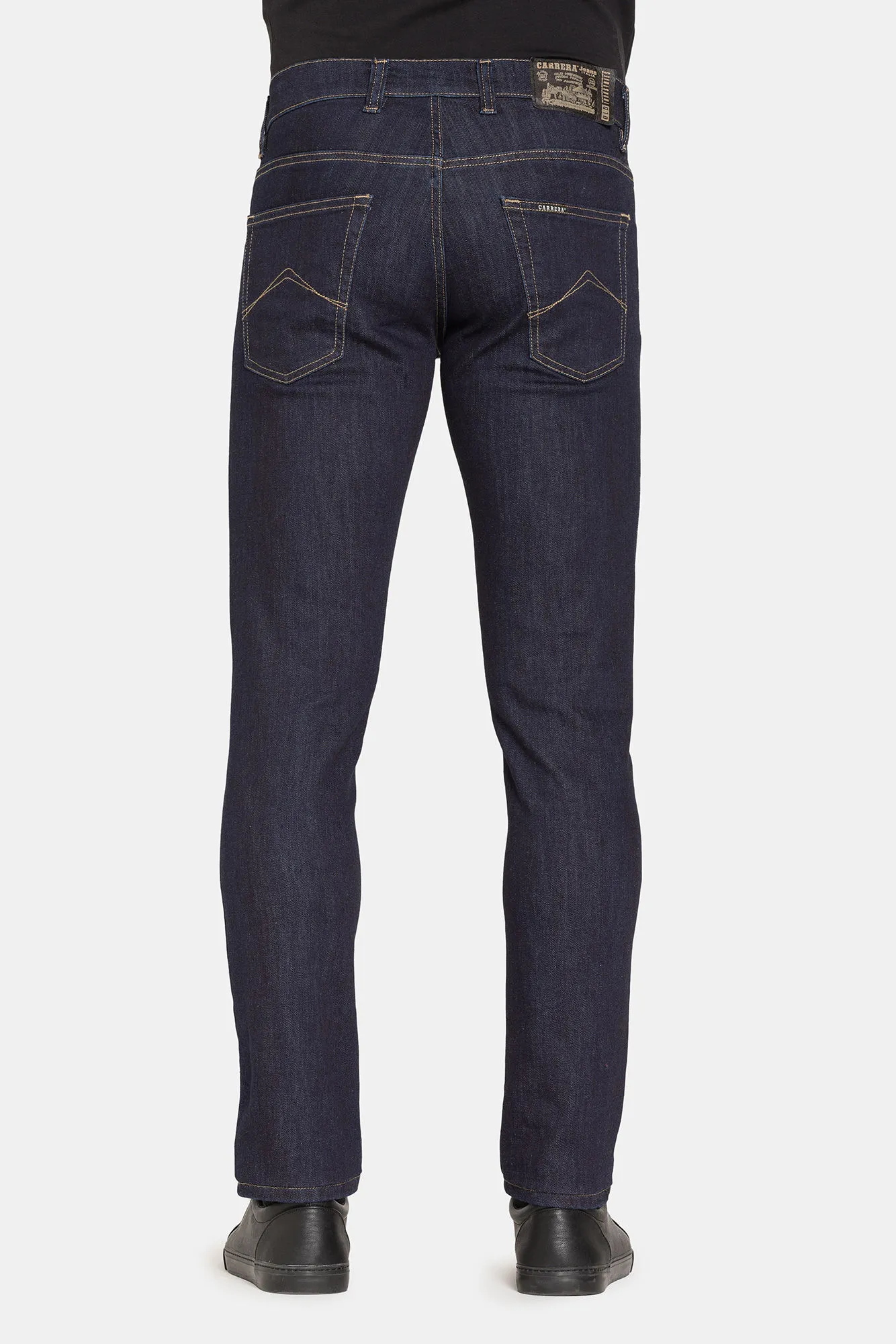 Carrera  ---------    ------------Jeans 5 tasche mod. 717 slim fit in denim stretch 12,5 oz. - Blu scuro