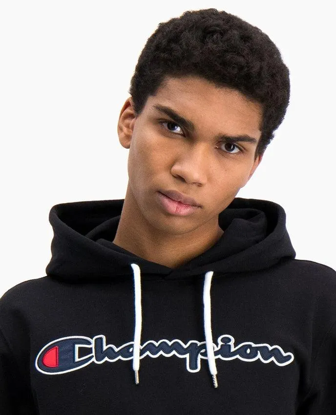 CHAMPION Felpa Cappuccio Black 214183