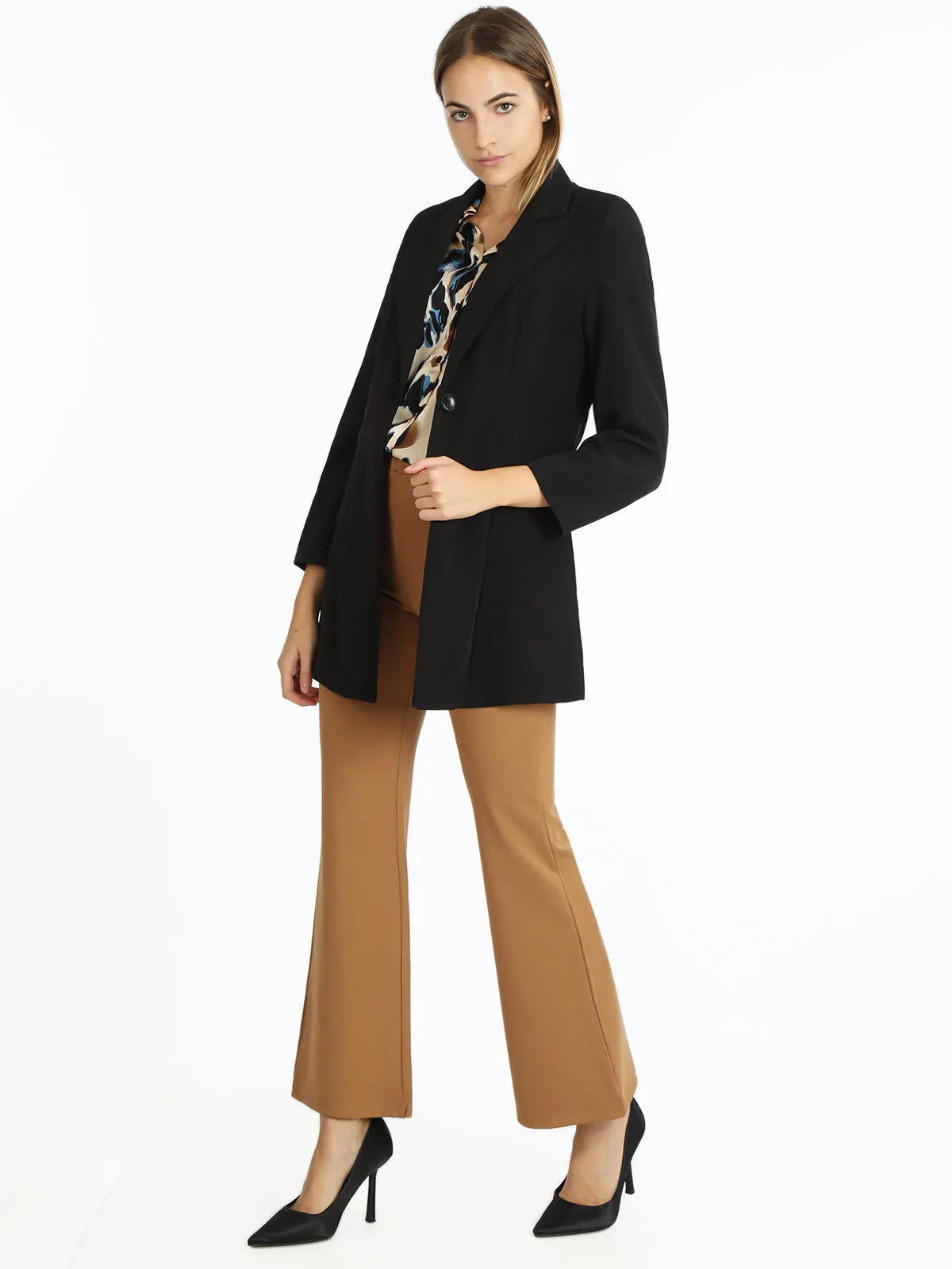 Chiaretta Blazer femme simple bouton