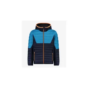 Cmp Kid Hybr Jacket Fix Hood Giacca Trap Ovatta Blu/Azz Junior Bimbo