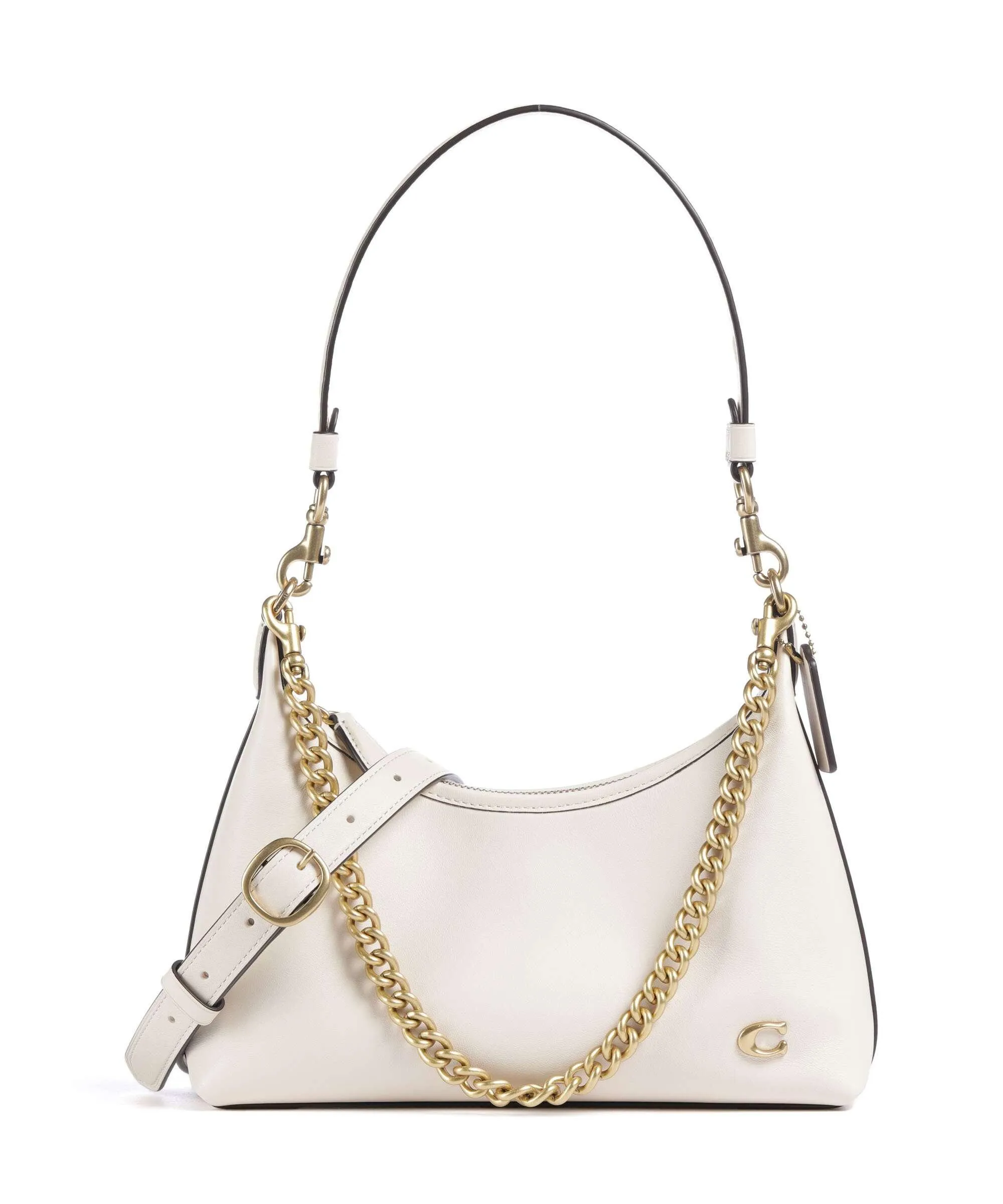  Coach Juliet 25 Borsa a spalla pelle bovina bianco  