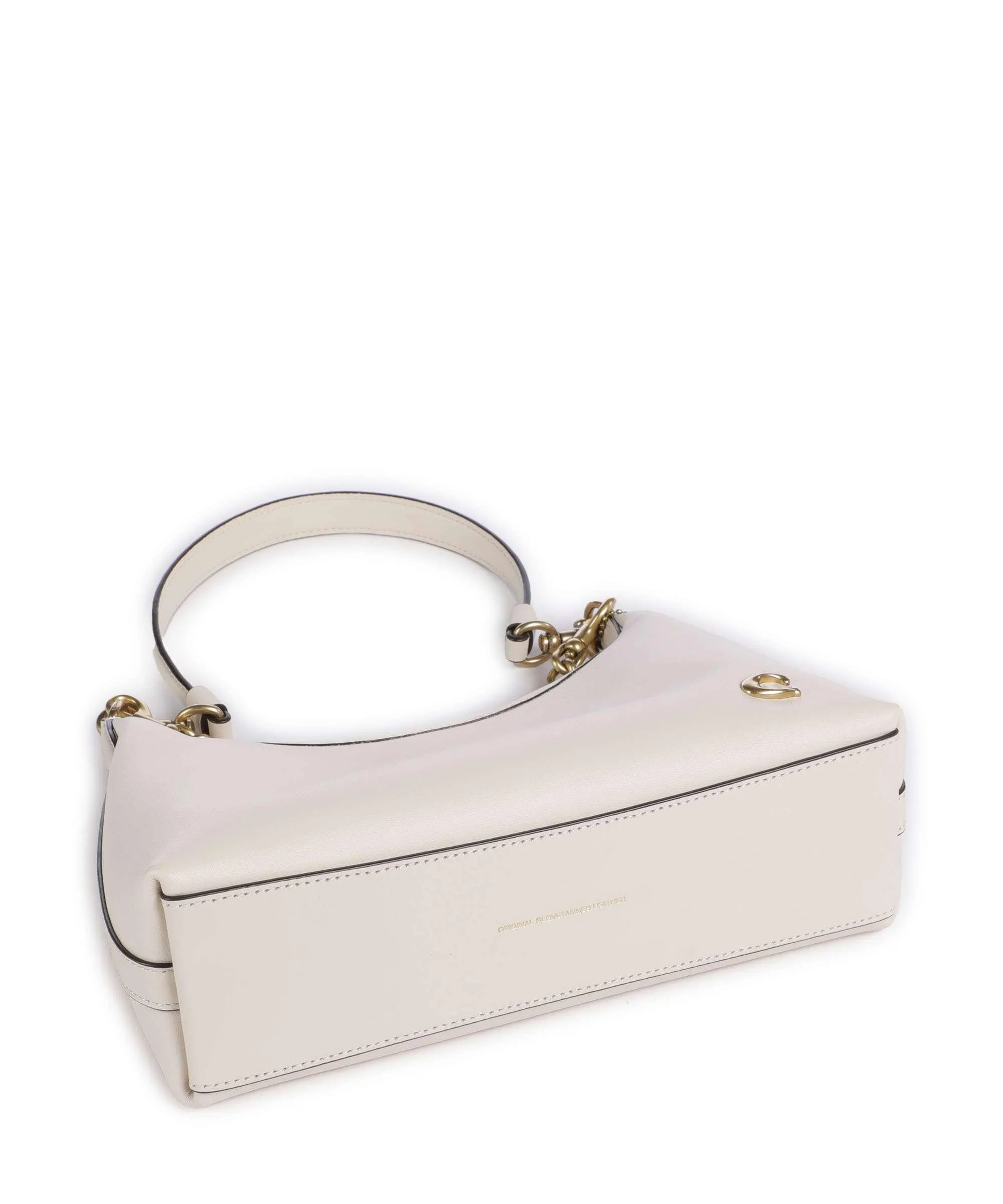  Coach Juliet 25 Borsa a spalla pelle bovina bianco  