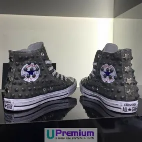 Converse All Star Amalfi [Prodotto Customizzato] Scarpe Borchiate ORIGINALI 100%