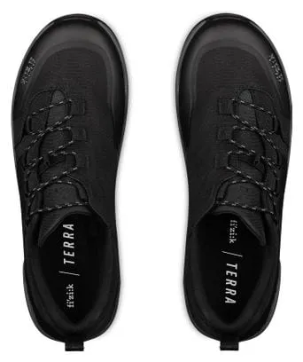 Coppia di scarpe Fizik Terra Ergolace X2 Flat Nero