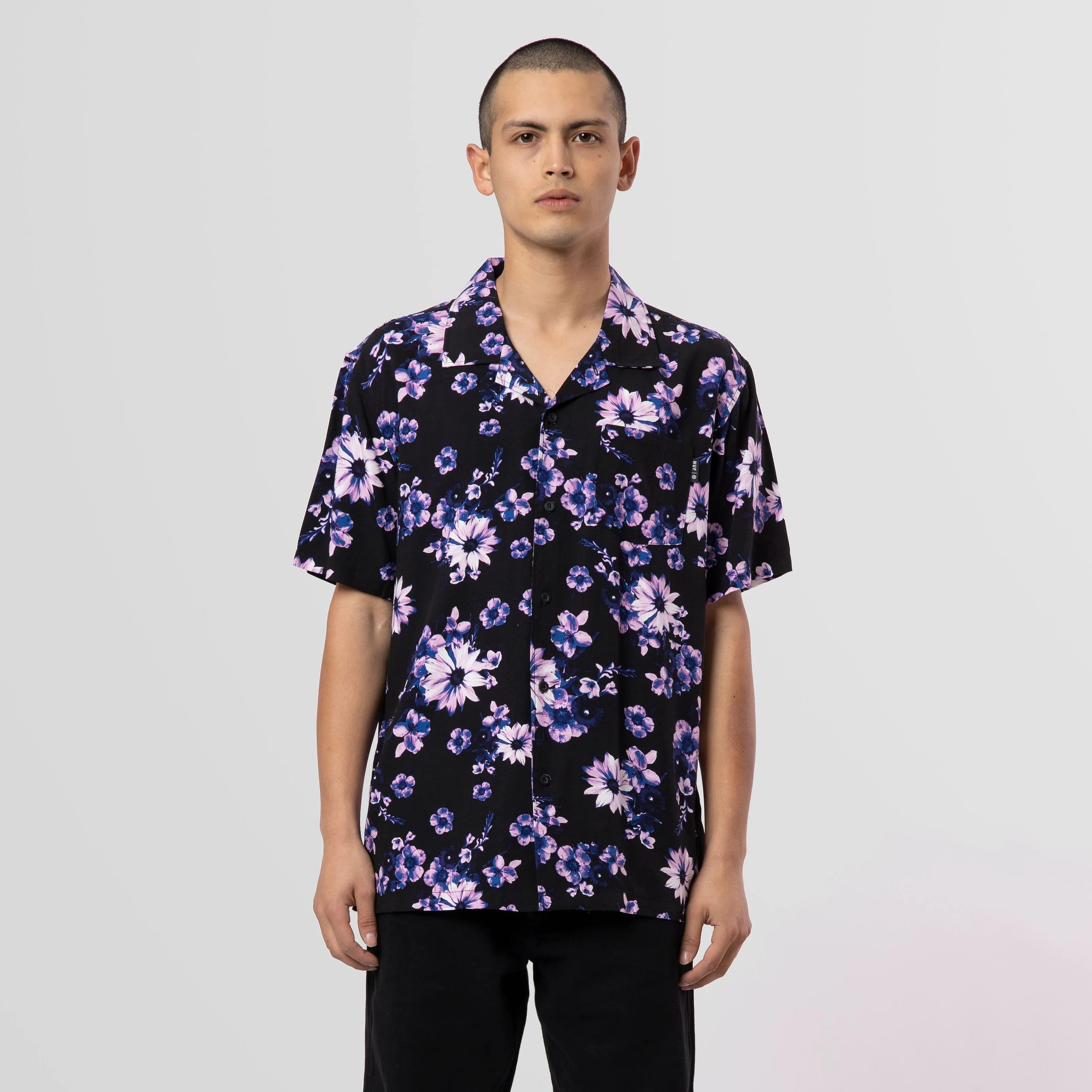 Dazy S/S Resort Shirt Black