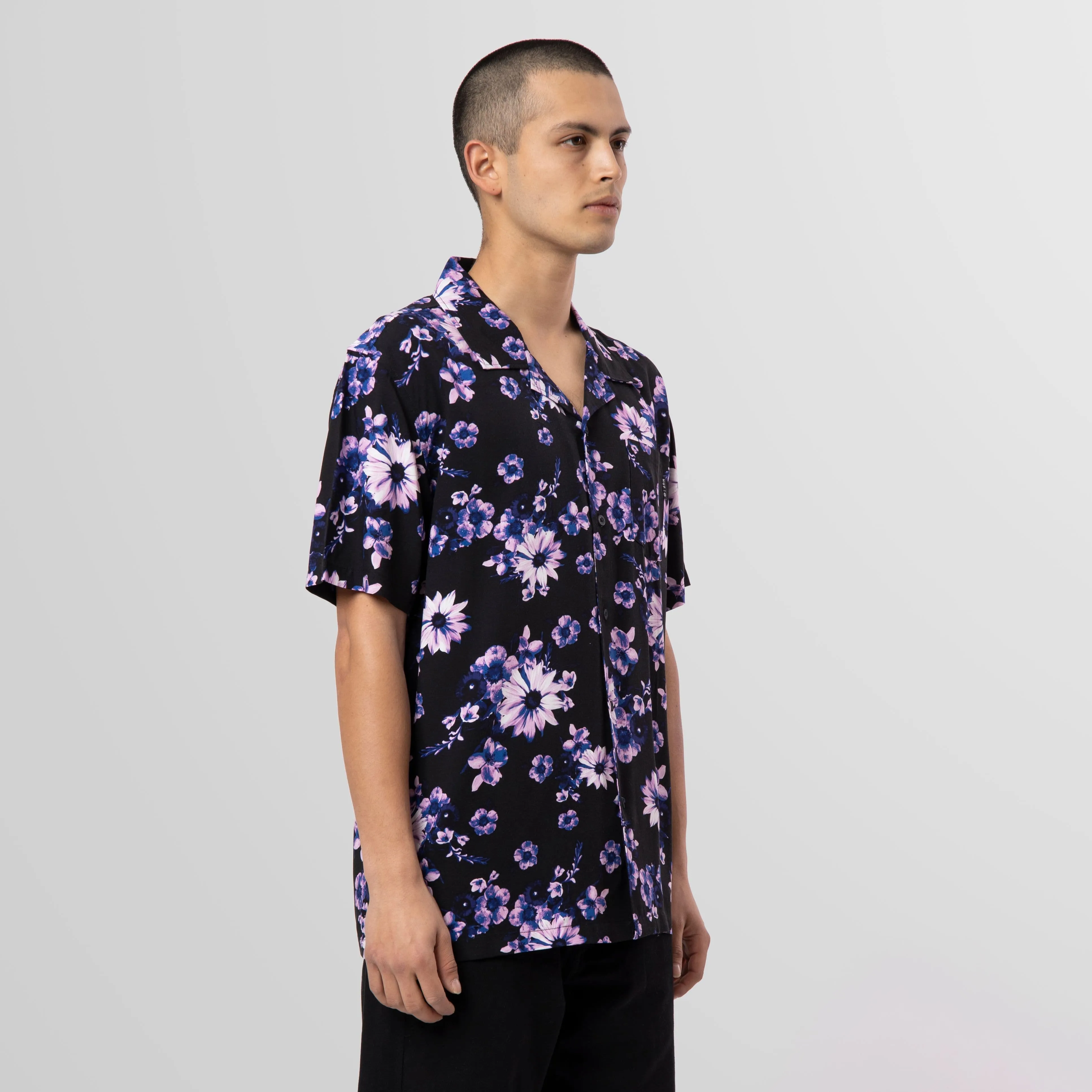 Dazy S/S Resort Shirt Black