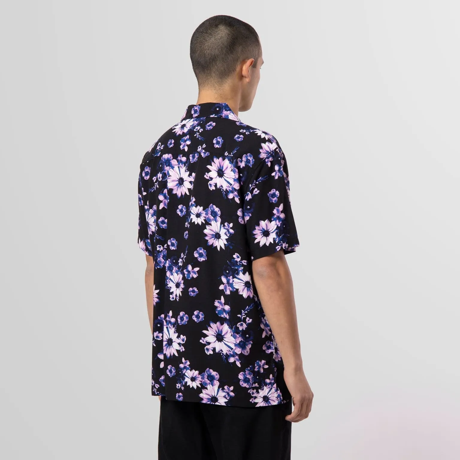 Dazy S/S Resort Shirt Black