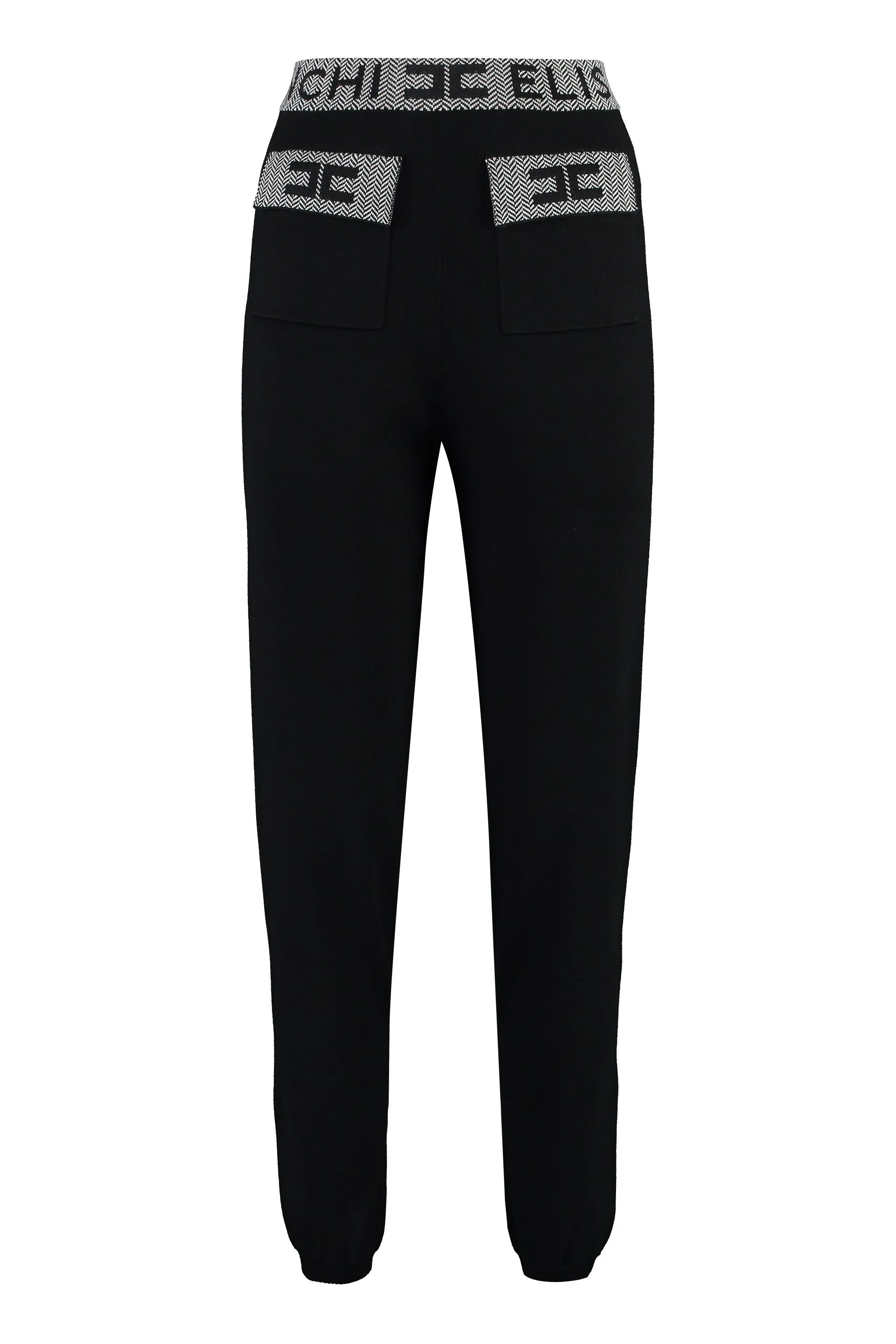 Elisabetta Franchi Pantaloni joggers in maglia