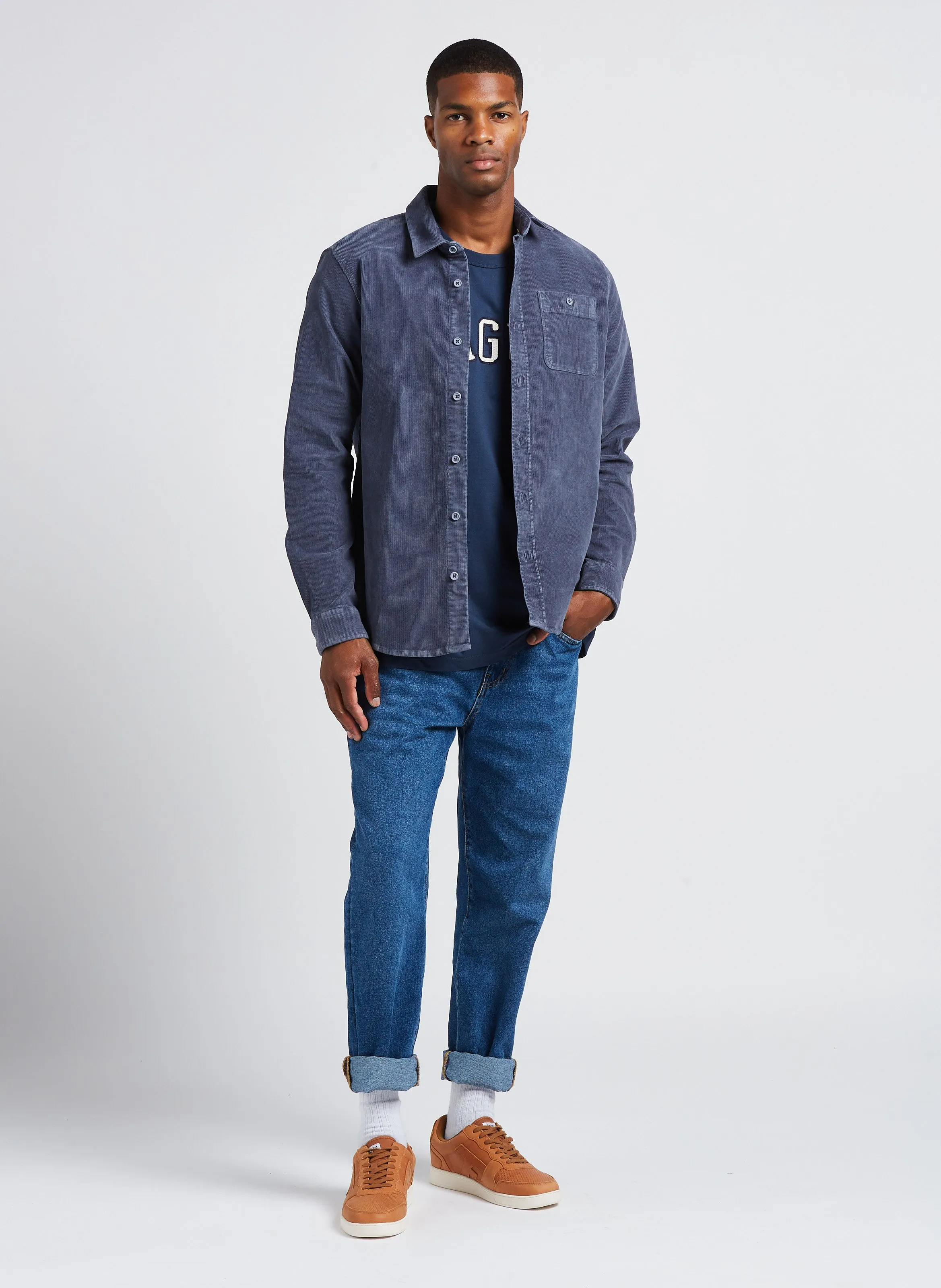  FAGUO   Jeans dritti in denim | Jeans stone-washed