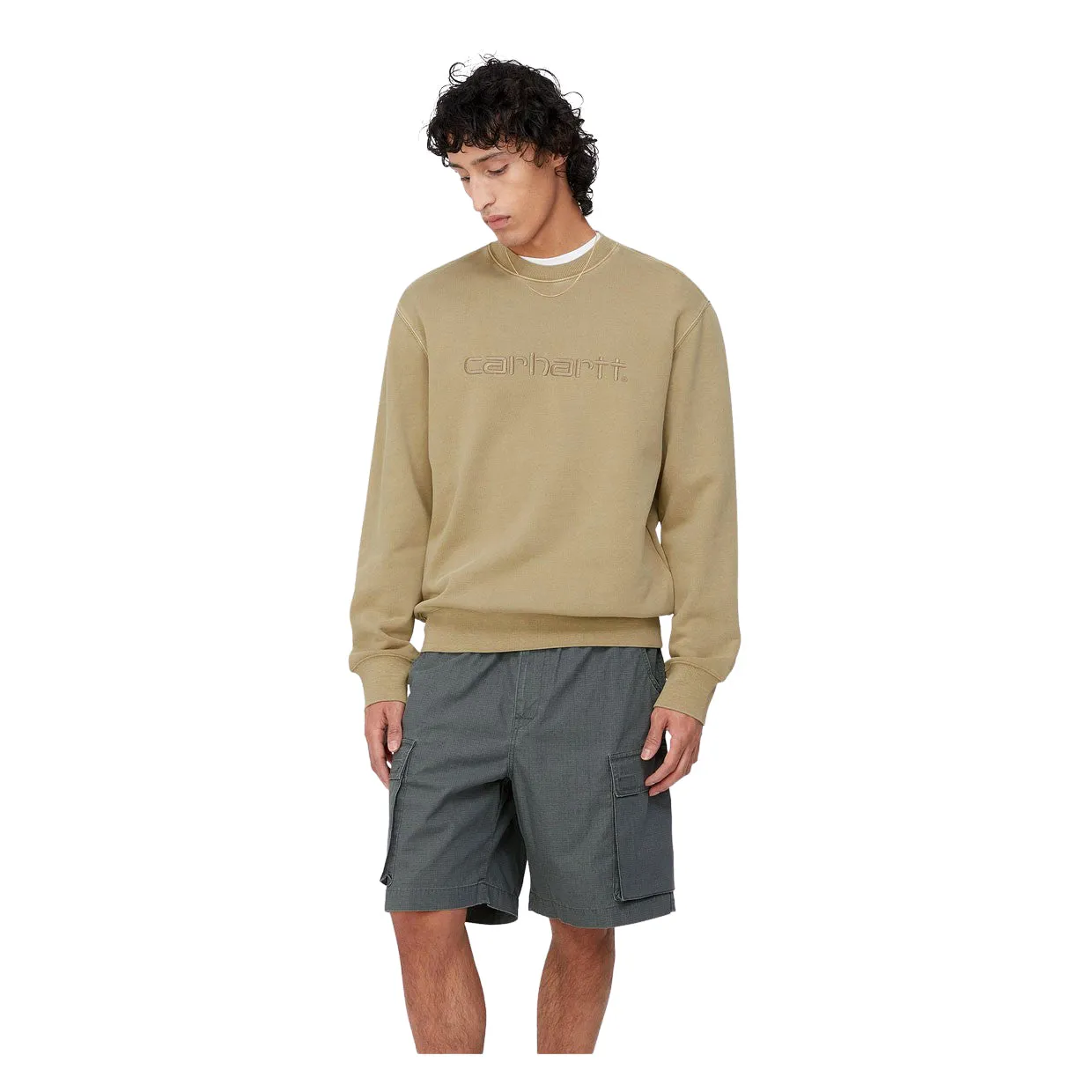 Felpa Carhartt WIP Duster Sweat Beige