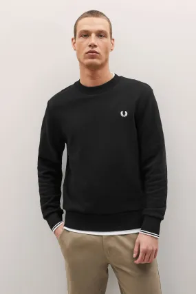 Fred Perry - Felpa girocollo marrone