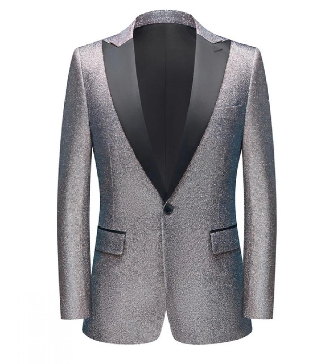 Giacca Blazer Collo a scialle Giacca Blazer blu Uomo 2023 Colletto da sposa per feste Q1463