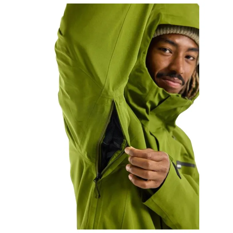 Giacca Burton Powline Gore-tex 2l (Calla Green) uomo