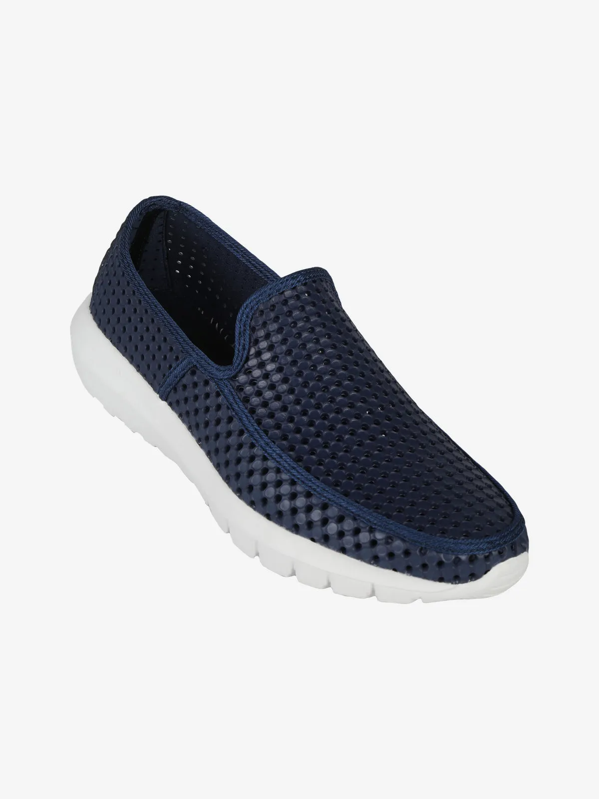 Gian Marco Venturi Chaussures slip-on perforées pour hommes