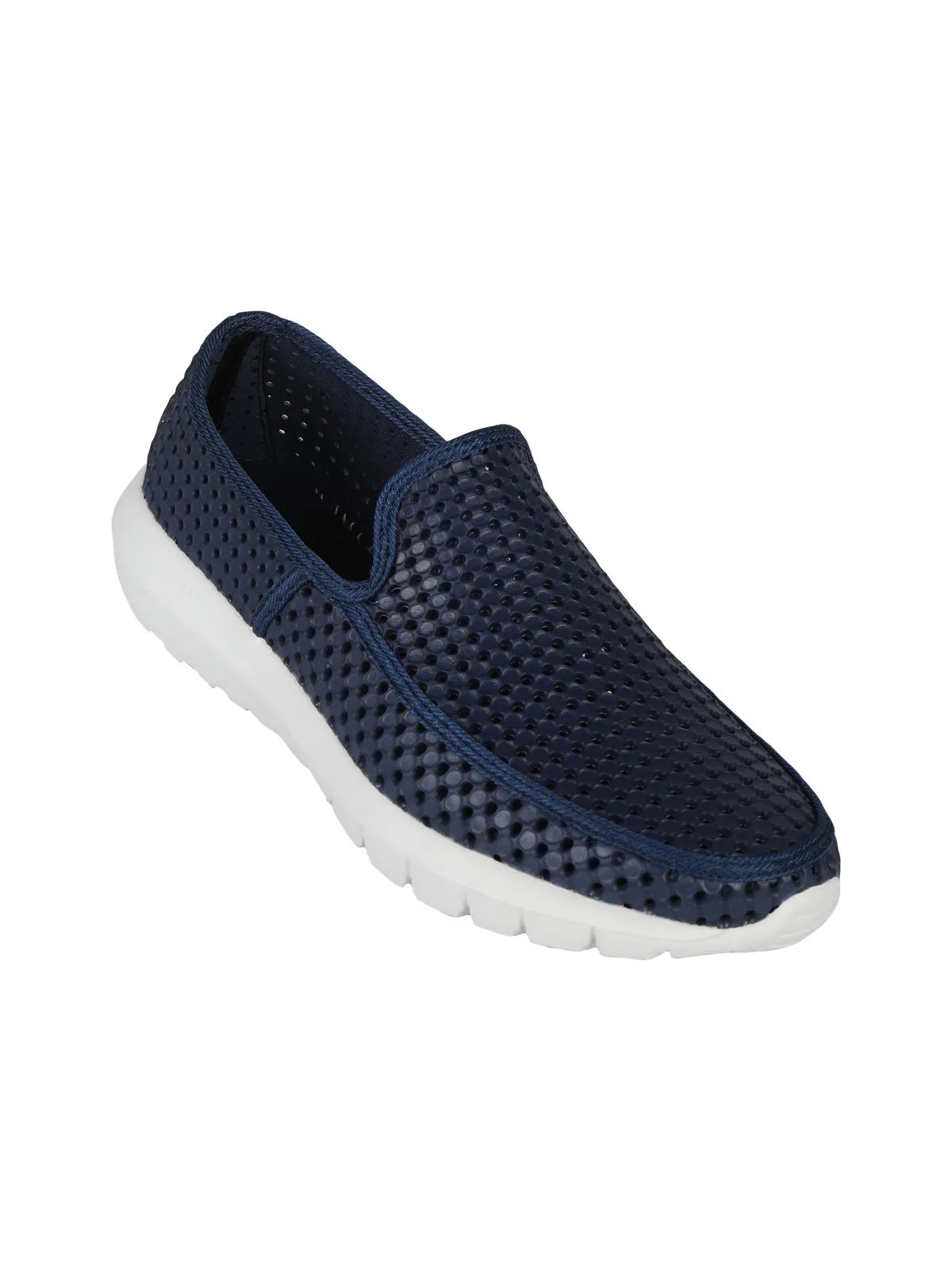 Gian Marco Venturi Chaussures slip-on perforées pour hommes