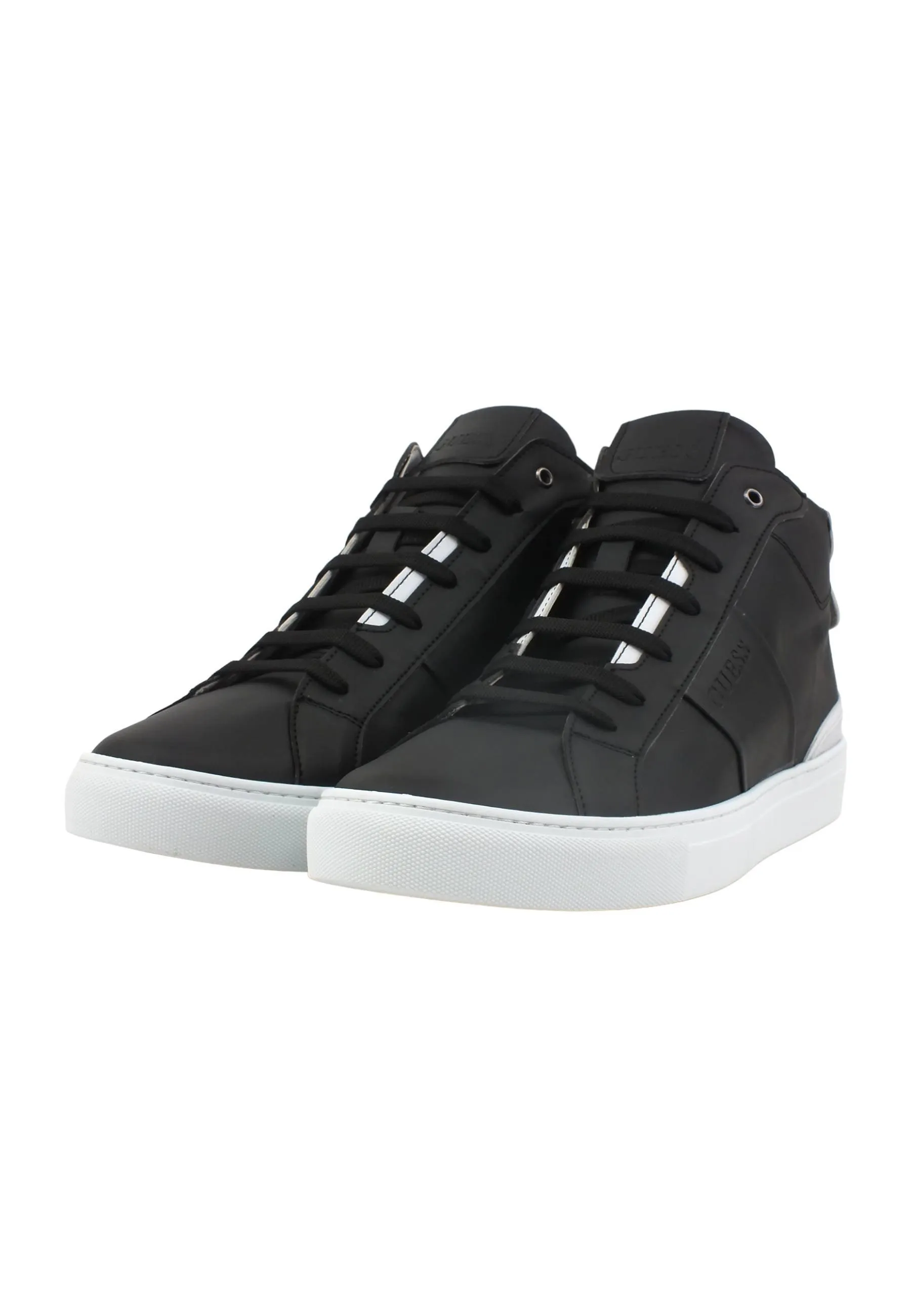 GUESS Sneaker Hi Uomo Black White FM5TOMELE12