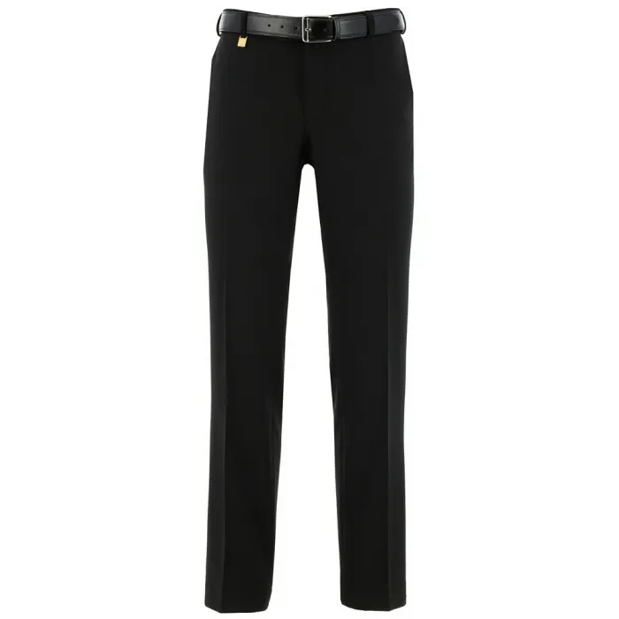 Henk ter Horst Wol Terlenka Stretch Pantalon Black