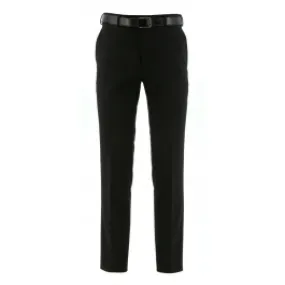 Henk ter Horst Wool/Terlenka Stretch Pantalon Nero