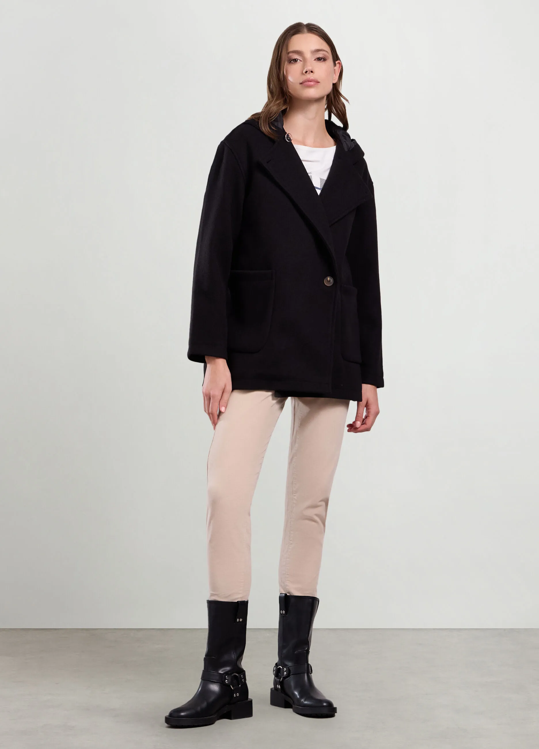 IWIE  Cappotto in misto viscosa donna