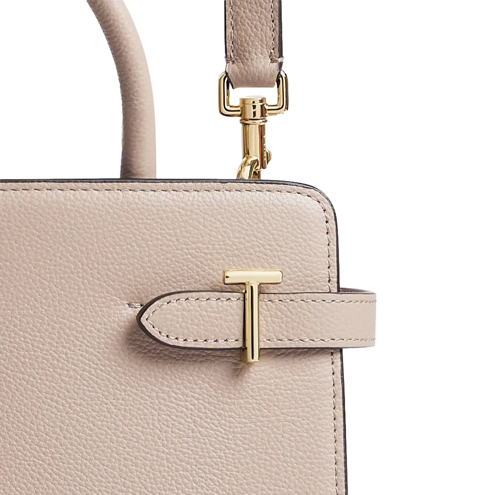  LE TANNEUR   EMILIE - Borsa a mano in pelle martellata | Beige