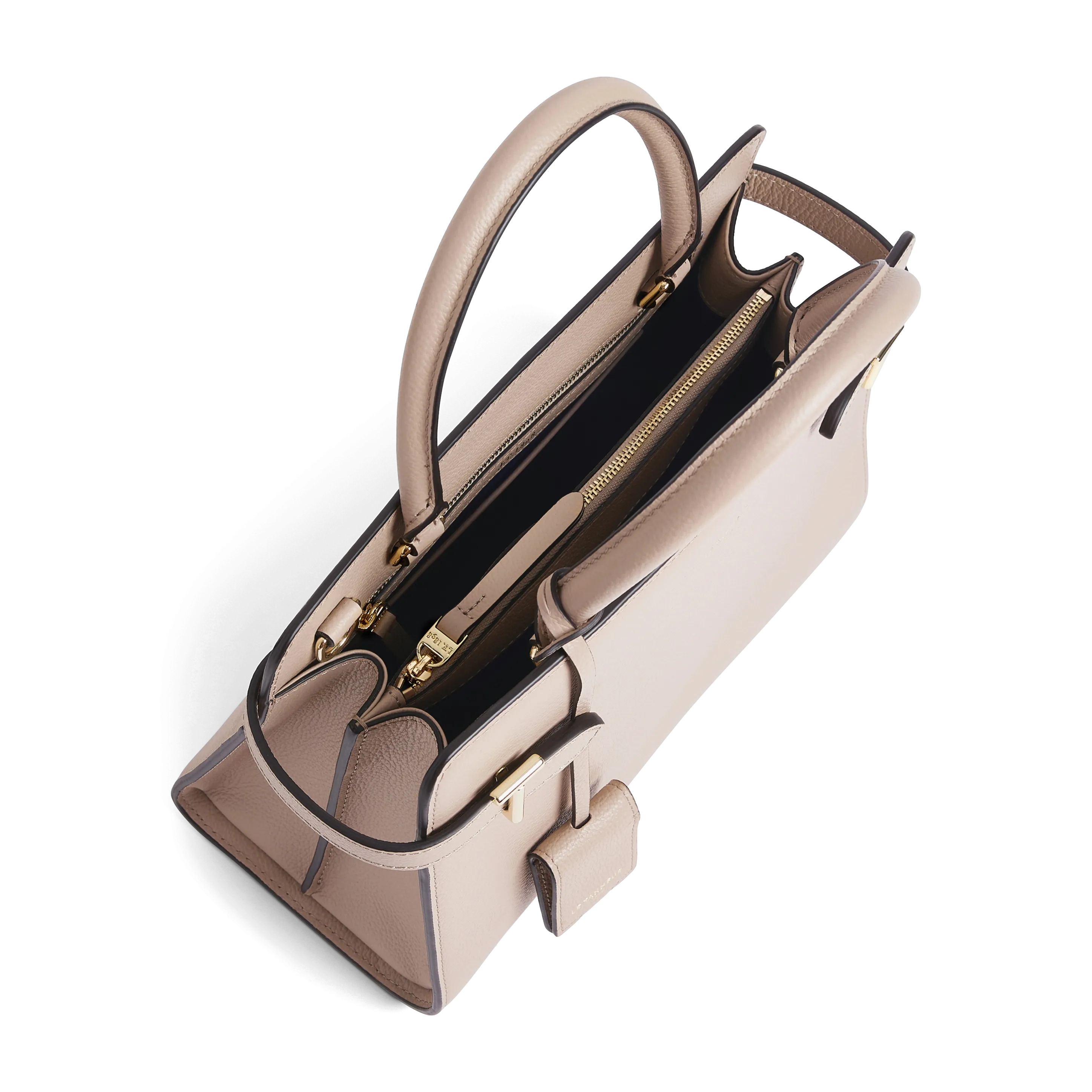  LE TANNEUR   EMILIE - Borsa a mano in pelle martellata | Beige