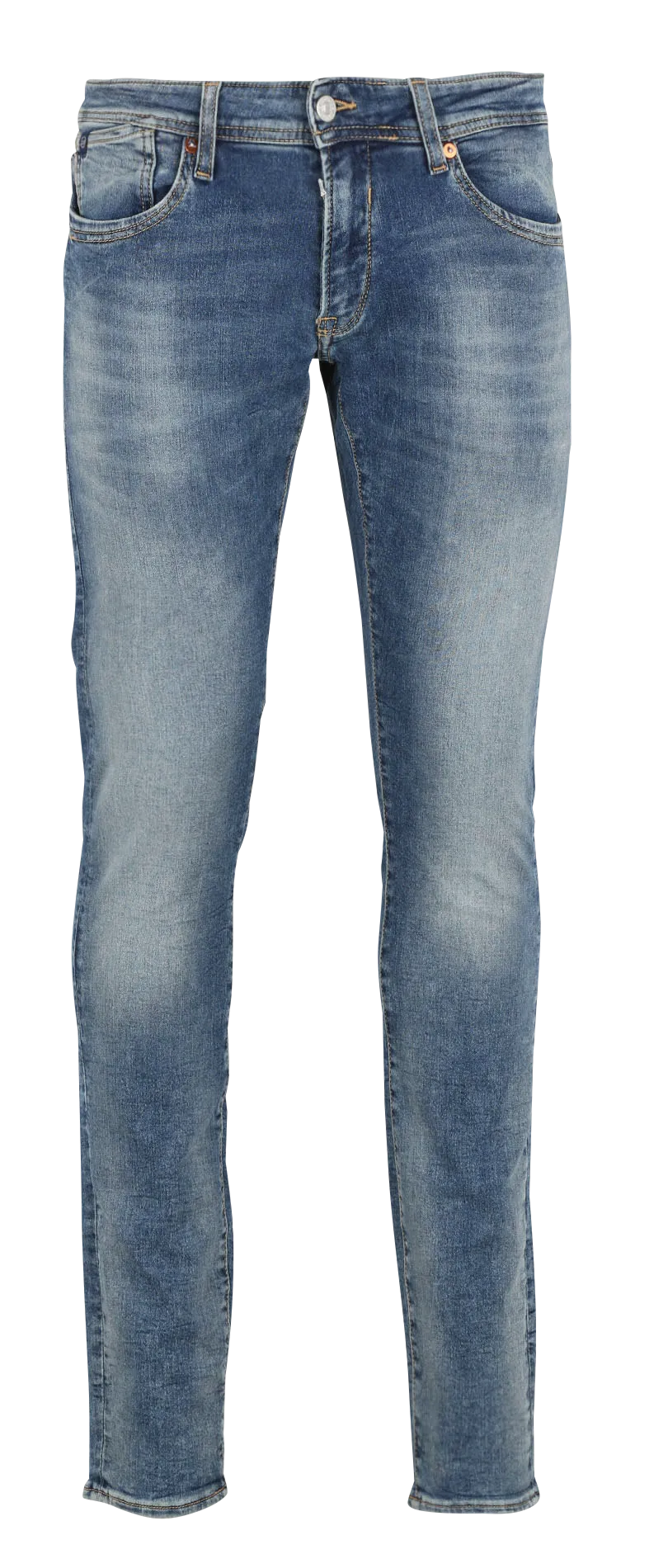  LE TEMPS DES CERISES   700/11JO - Jeans slim fit effetto delavé in misto cotone | Blu