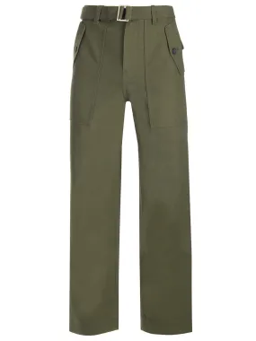   Maison Kitsuné  Pantalone in twill di cotone  