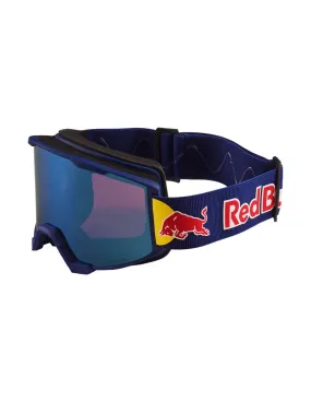 Maschera da sci Red Bull Solo blu scuro opaco / archetto blu