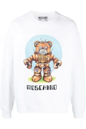 Moschino Felpa Con Stampa