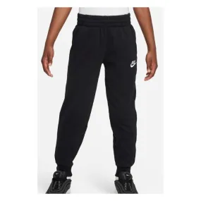 Nike Junior K Nsw Club Ft Jggr Lbr Black/White Pantalone Garzato Nero Junior