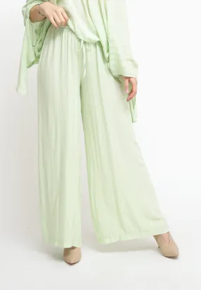 Pantalone Ampio Coulisse - Ice Green