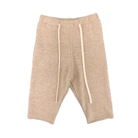 Pantalone beige con dettaglio per neonata e bambina