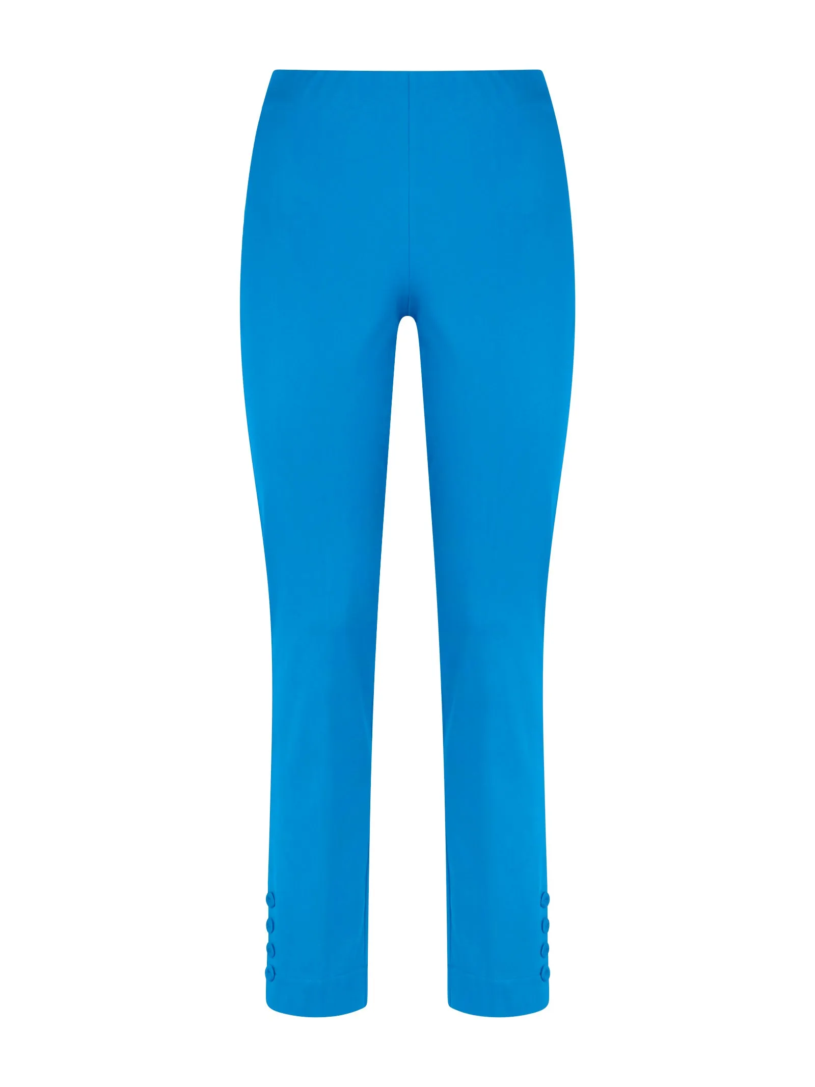 Pantalone Capri in Satin Power - Ibiza Blue