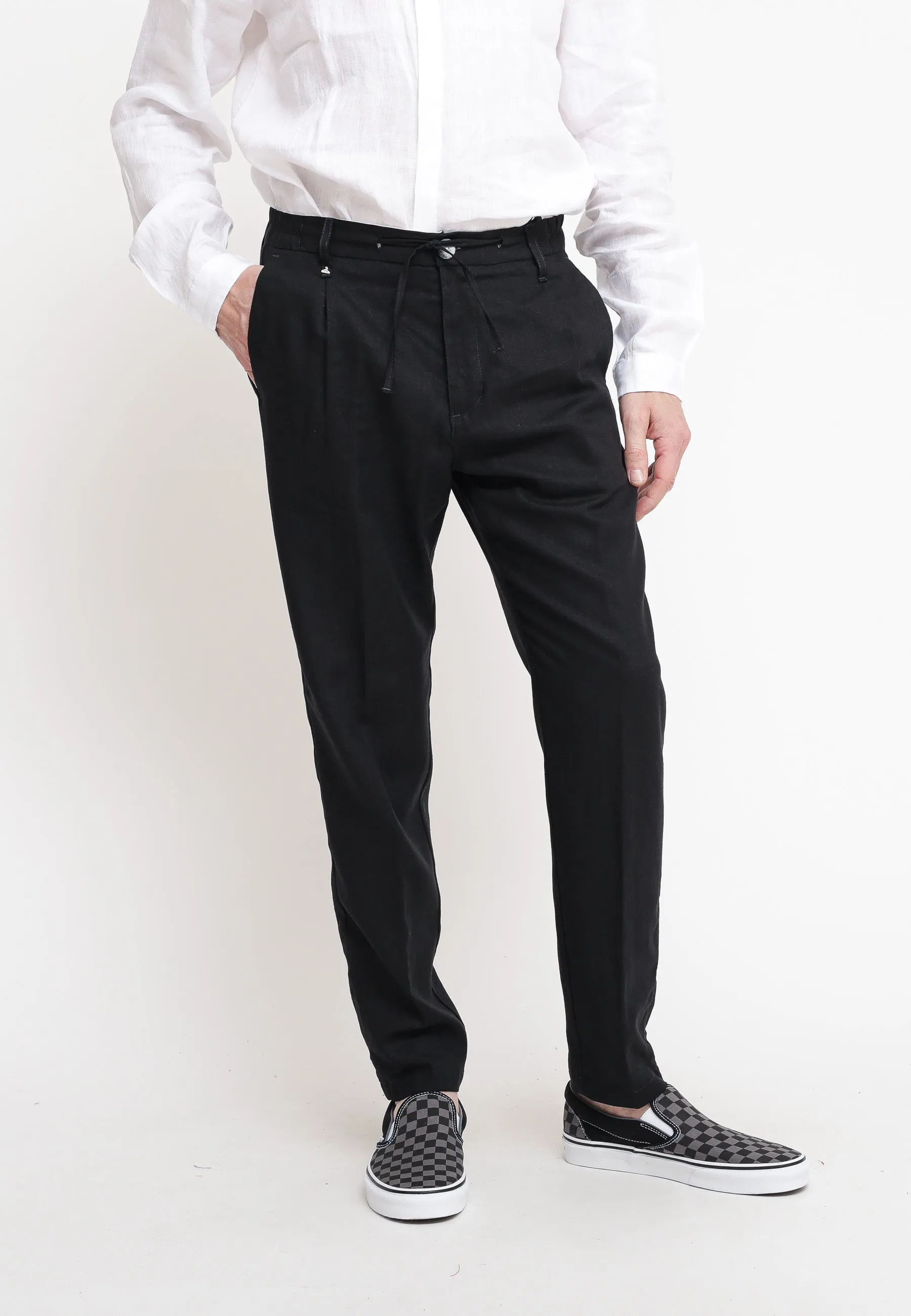 Pantalone Coulisse - Nero