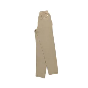 Pantalone Di Lino Beige Con Coulisse