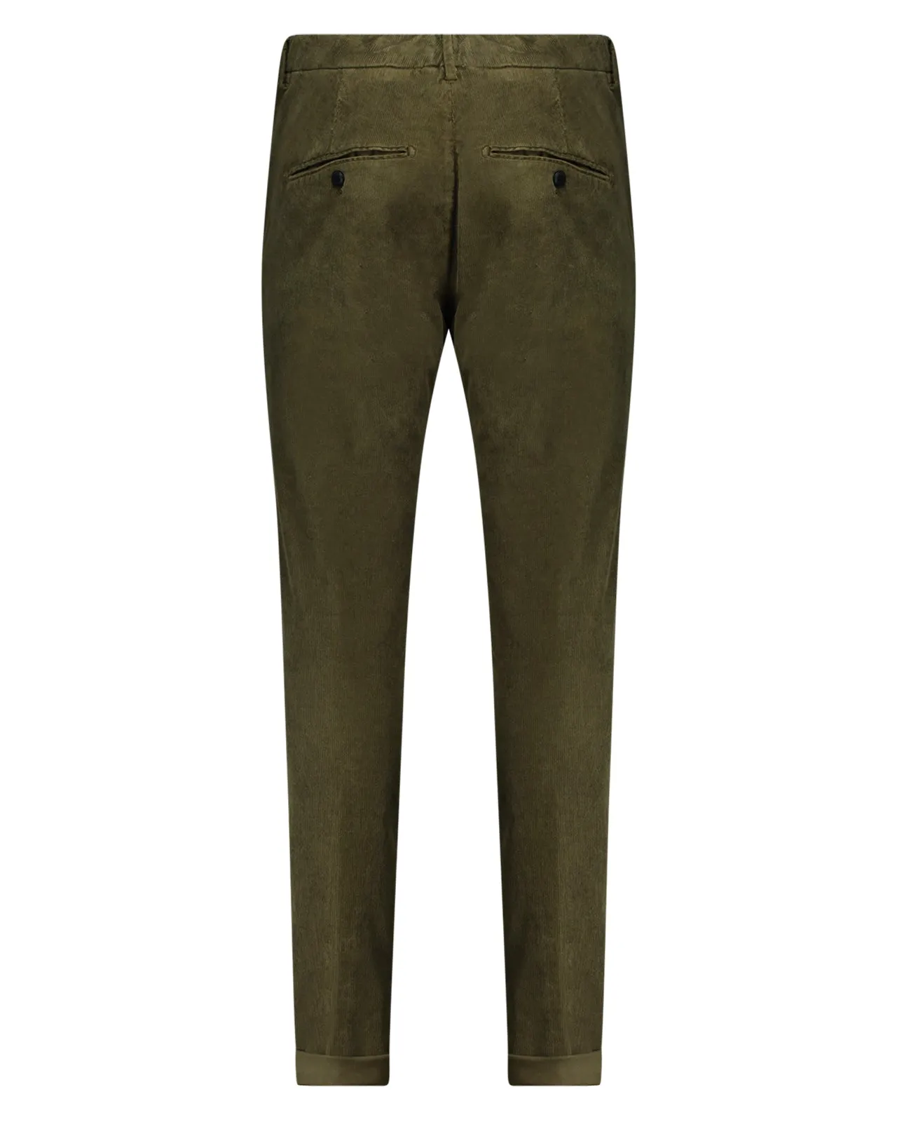 Pantalone Gaubert slim millerighe verde