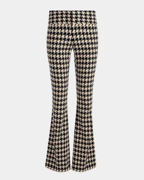 Pantalone Olivia Houndstooth Bootcut