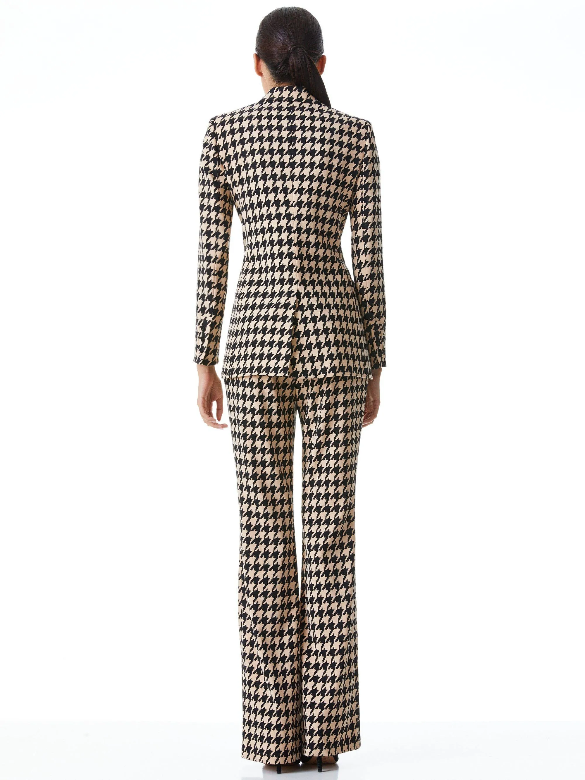 Pantalone Olivia Houndstooth Bootcut